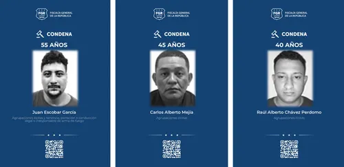 El Salvador condena hasta 55 años de prisión a 12 terroristas del Barrio 18