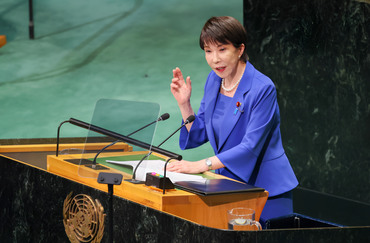 Sanae Takaichi reafirma el compromiso de Japón con la seguridad global tras su intervención en la ONU