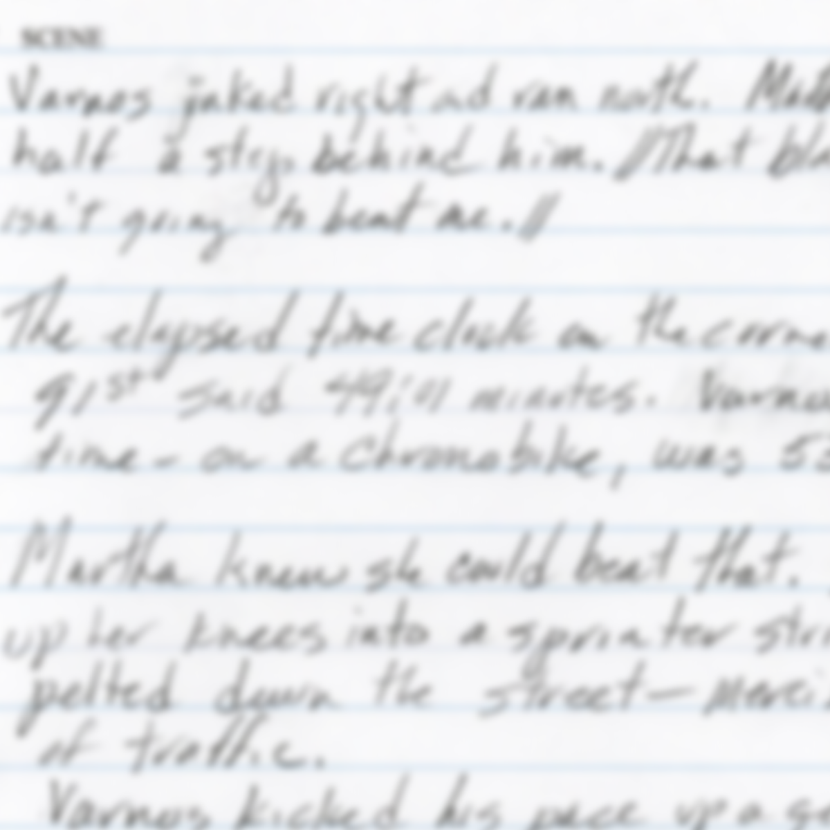 Handwritten stories for your reading pleasure
