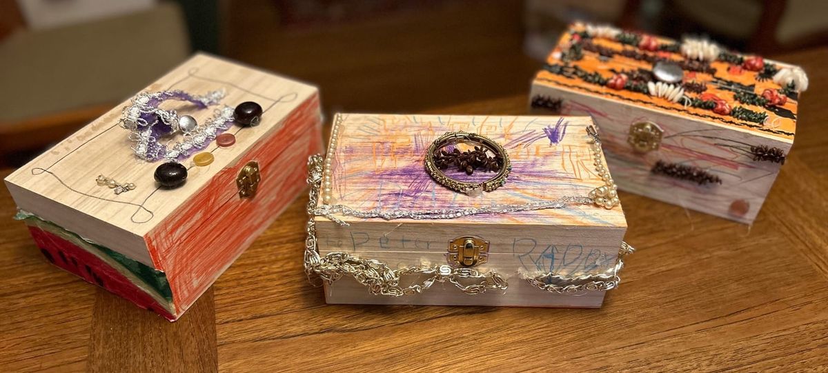Making gifts with grandkids: Wooden boxes