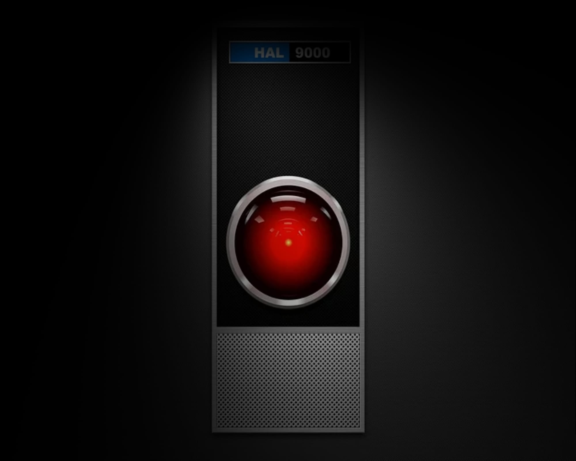 An image of the "eye of HAL" from 2001: A Space Odyssey
