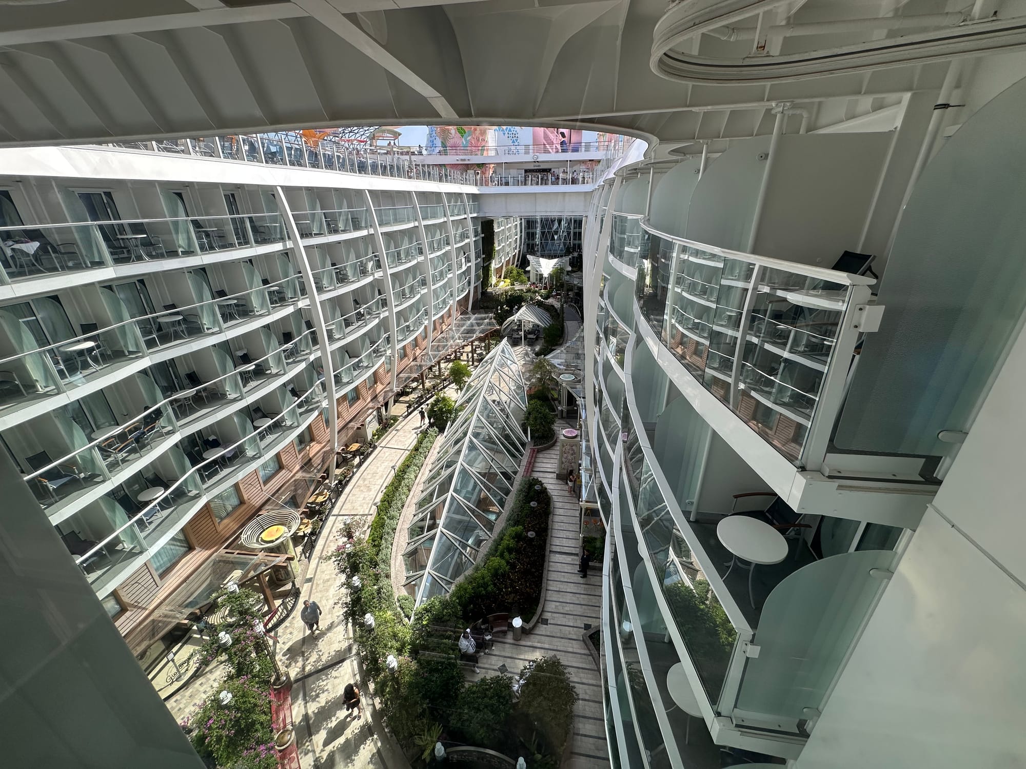 A high view of Central Park aboard Wonder of the Seas