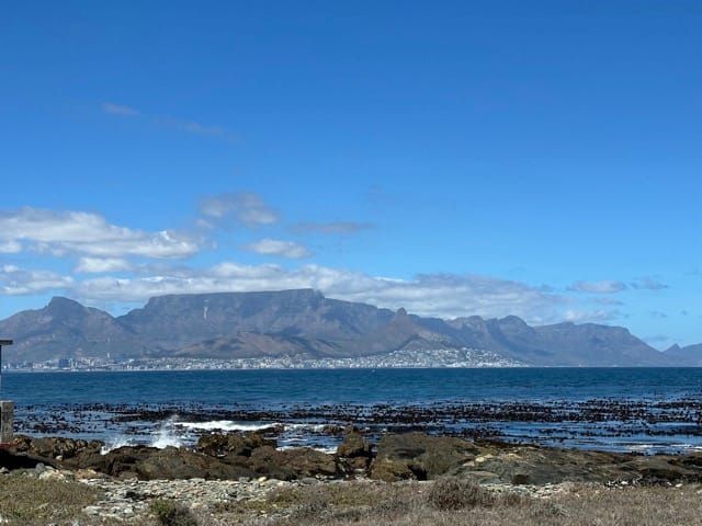 Capetown, South Africa as seen from Robben Island. 