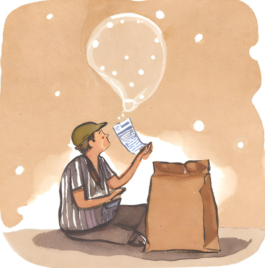 Trading Man Leaving work