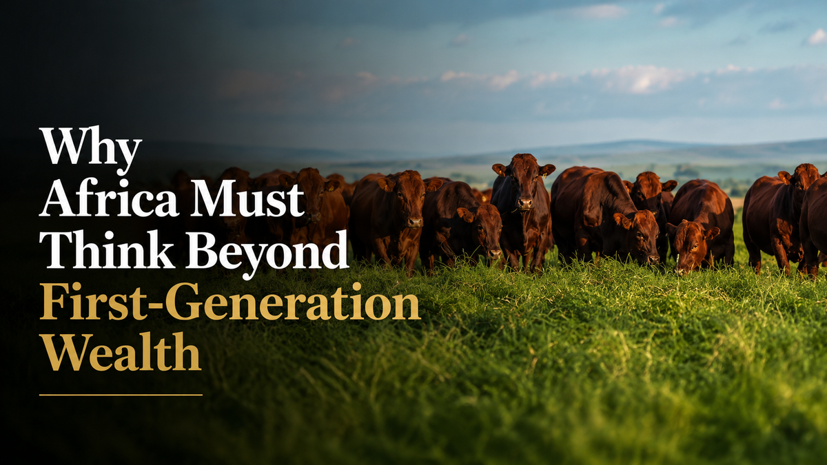 Why Africa Must Think Beyond First-Generation Wealth