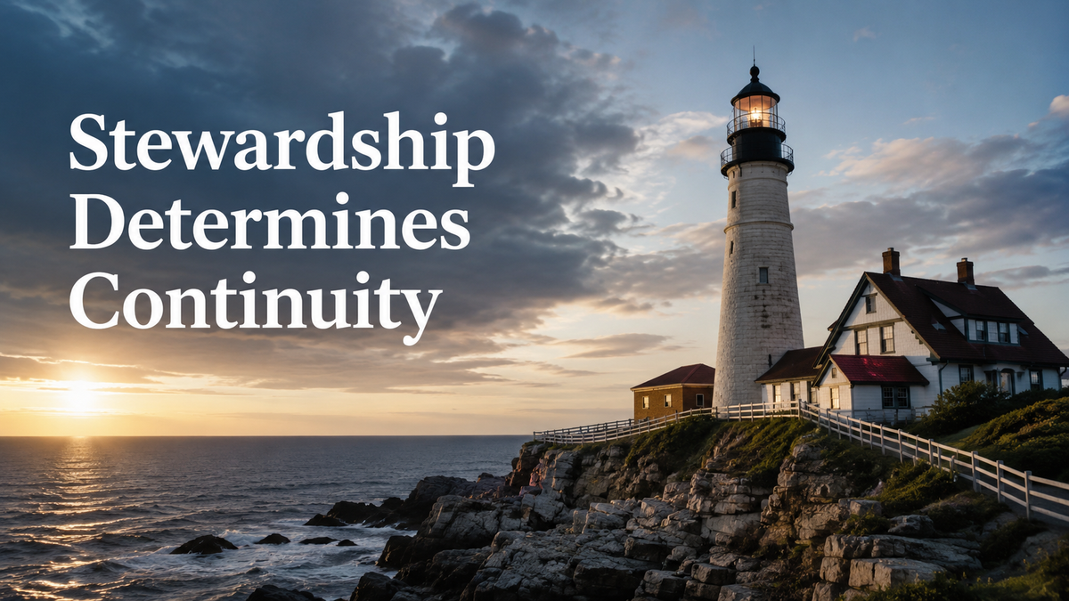 Stewardship Determines Continuity
