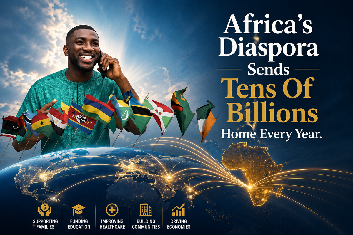 Africa’s Diaspora Sends Tens Of Billions Home Every Year.