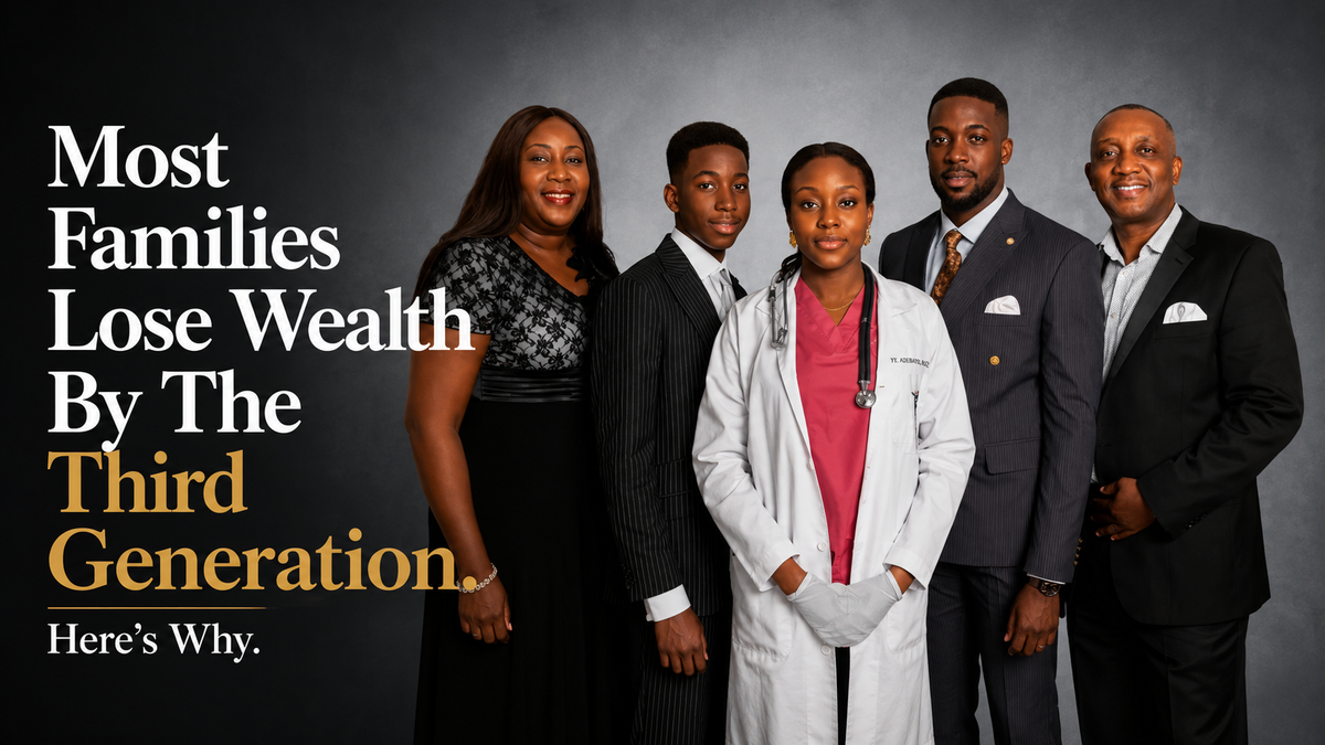 Most Families Lose Wealth By The Third Generation. Here’s Why.