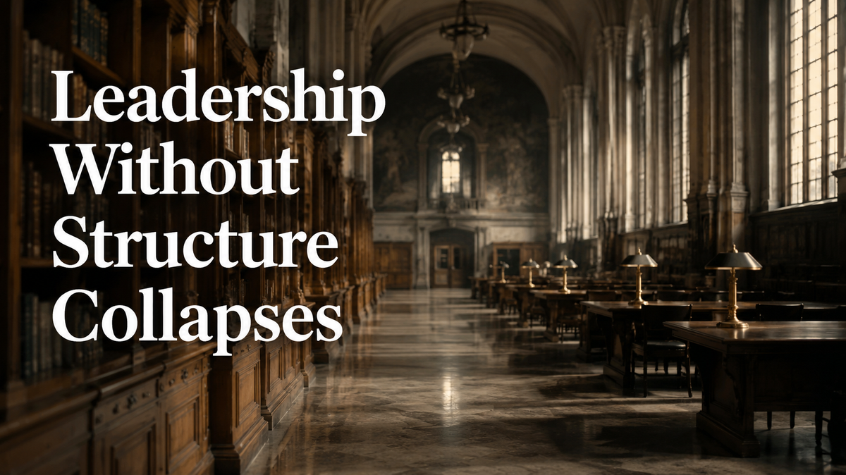 Leadership Without Structure Collapses
