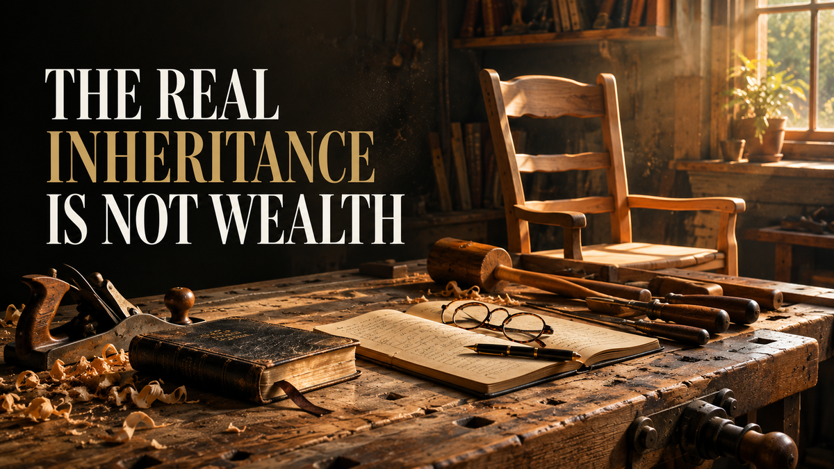 The Real Inheritance Is Not Wealth