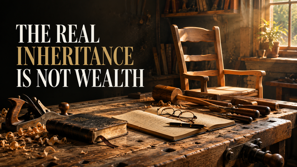The Real Inheritance Is Not Wealth