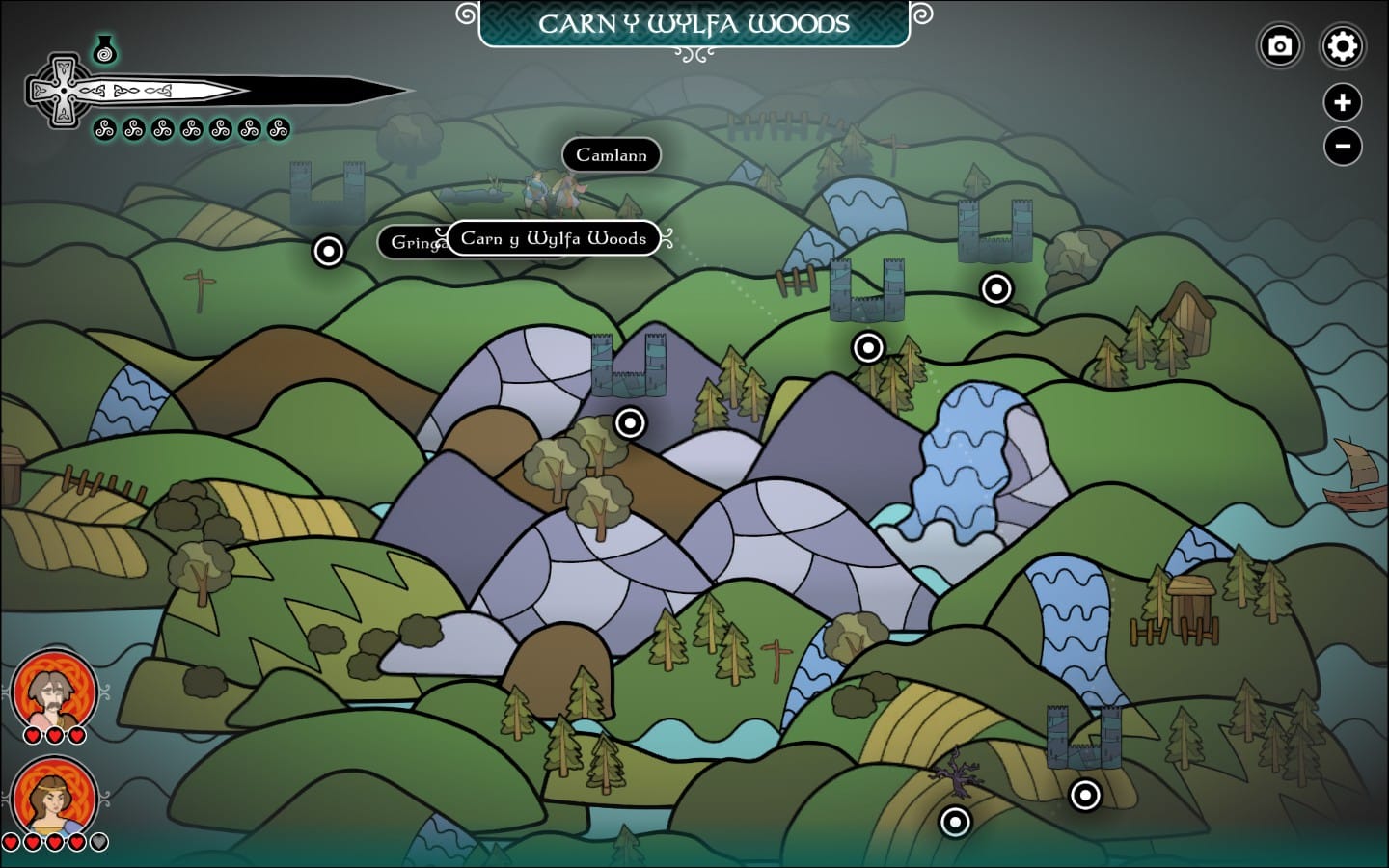 Pendragon and its many castles