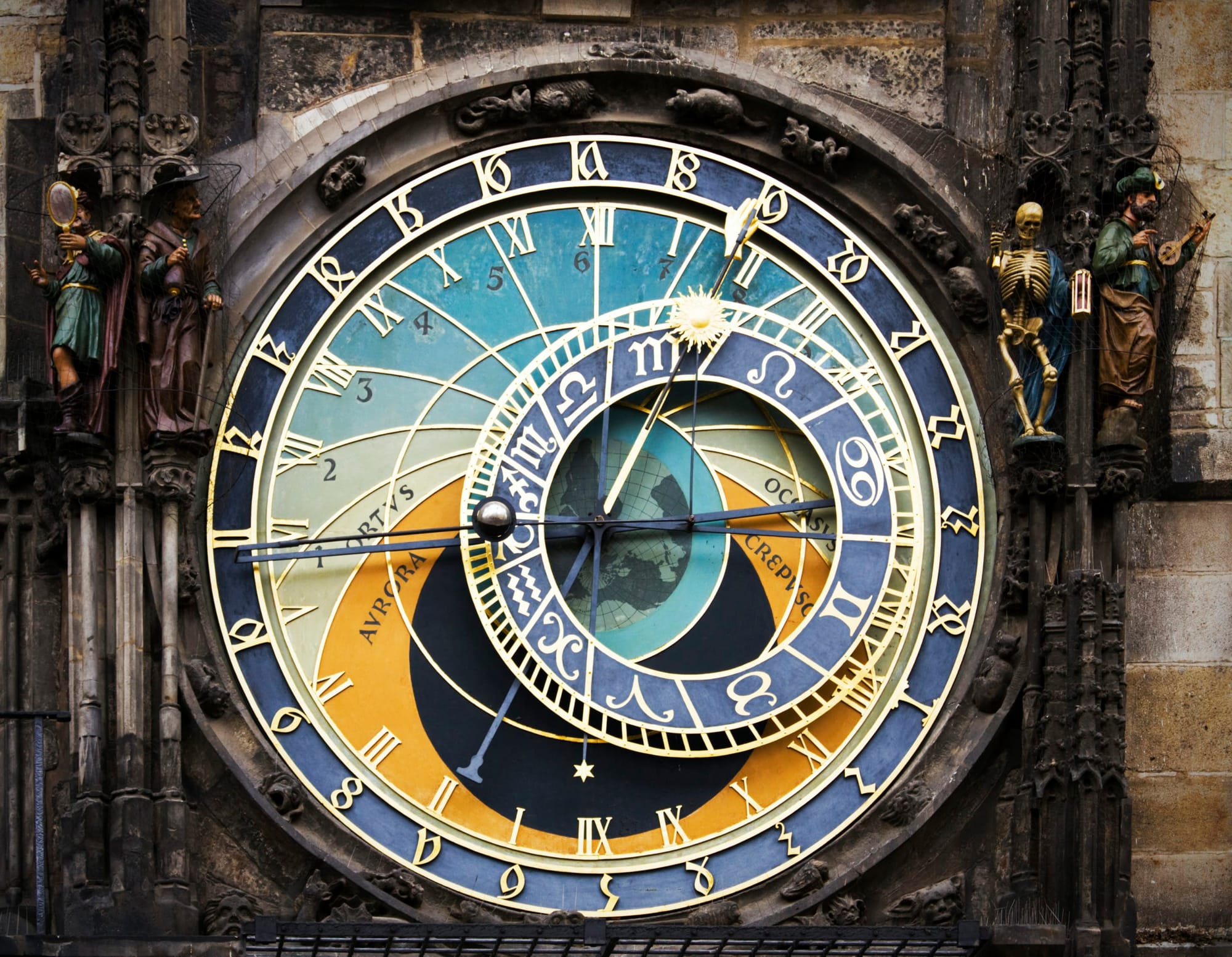  Prague astronomical clock, 1410