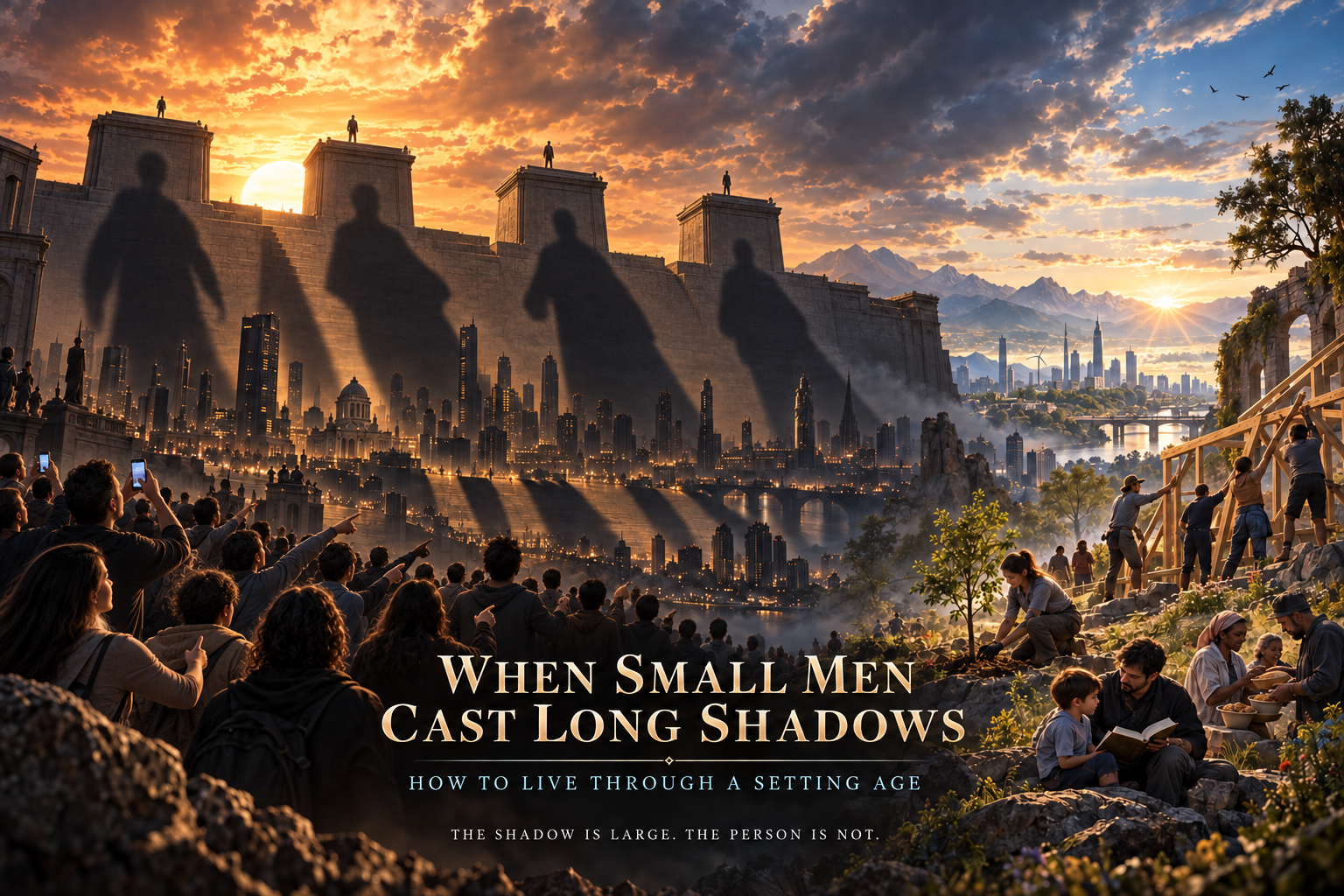 When Small Men Cast Long Shadows: How to Live Through a Setting Age