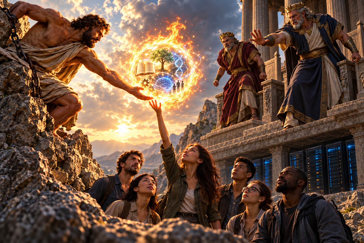 The Promethean Fire and the Spirit of AI
