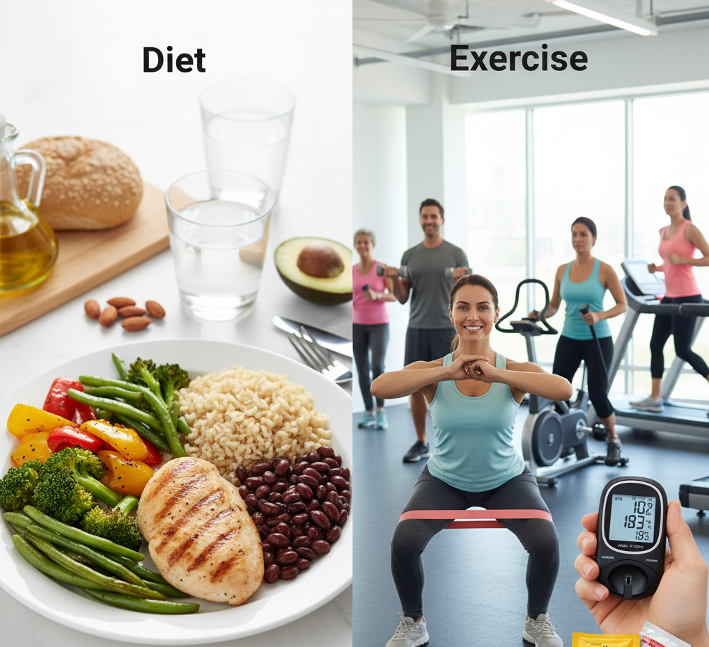 Thriving with Diabetes: Your Essential Guide to Diet and Exercise