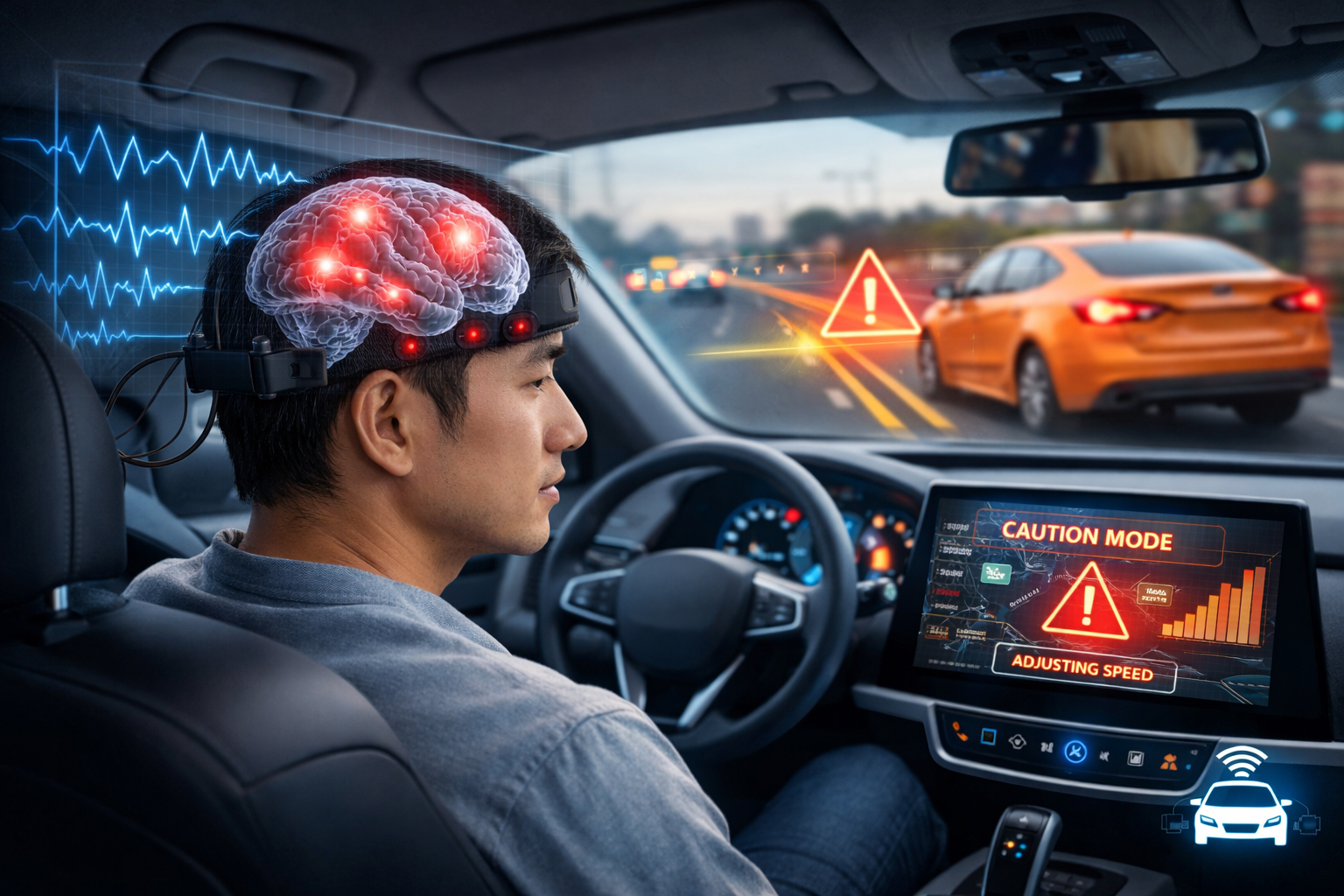 How Passengers’ Brain Signals Could Make Self-Driving Cars Safer