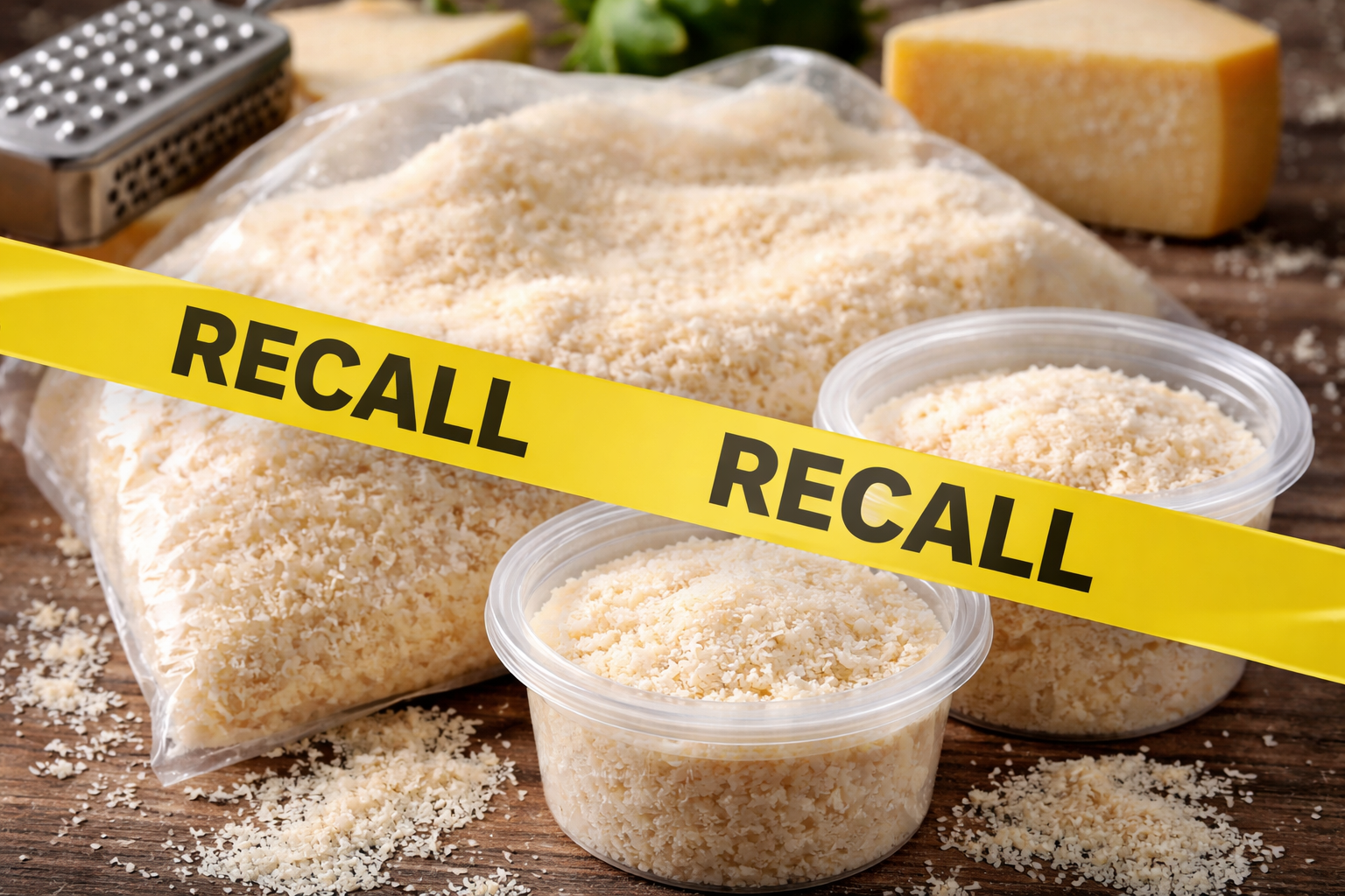 FDA Issues Highest Risk Warning After Listeria Found in Popular Grated Cheese Products