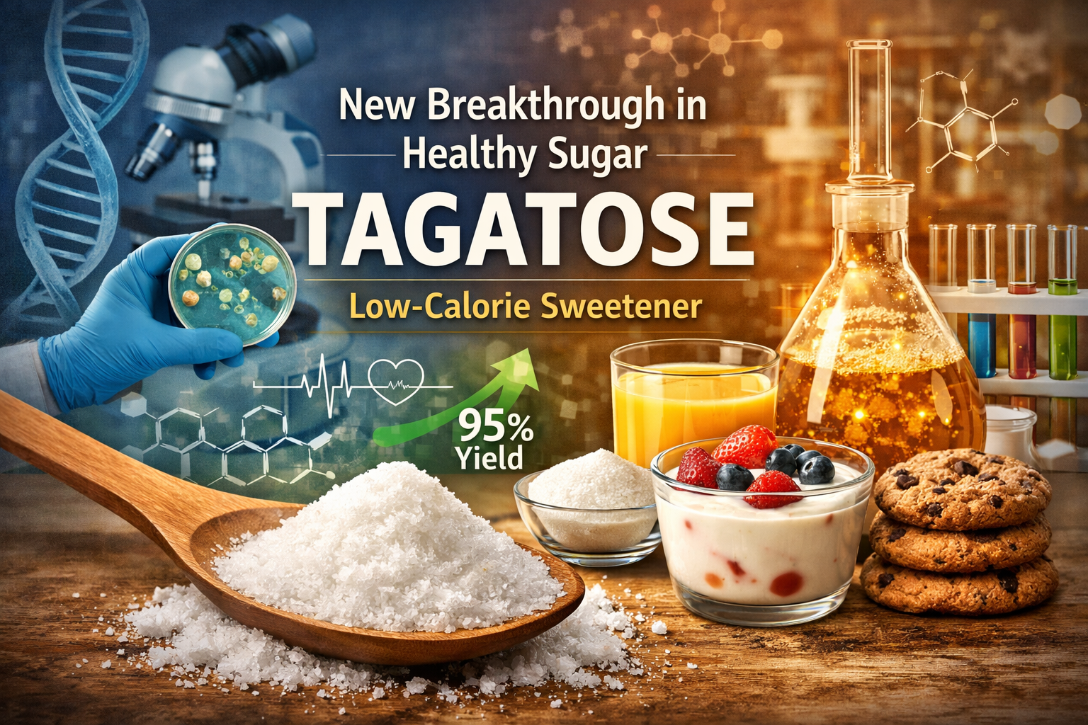 Scientists Discover Breakthrough Method to Produce a Healthier Sugar Alternative