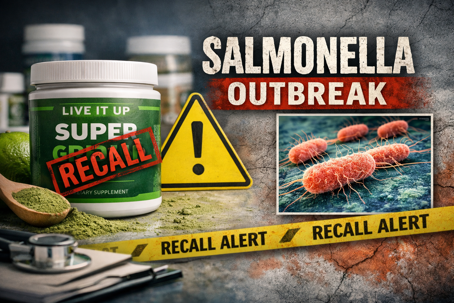 Popular Super Greens Supplement Recalled After Salmonella Illnesses Across the U.S.