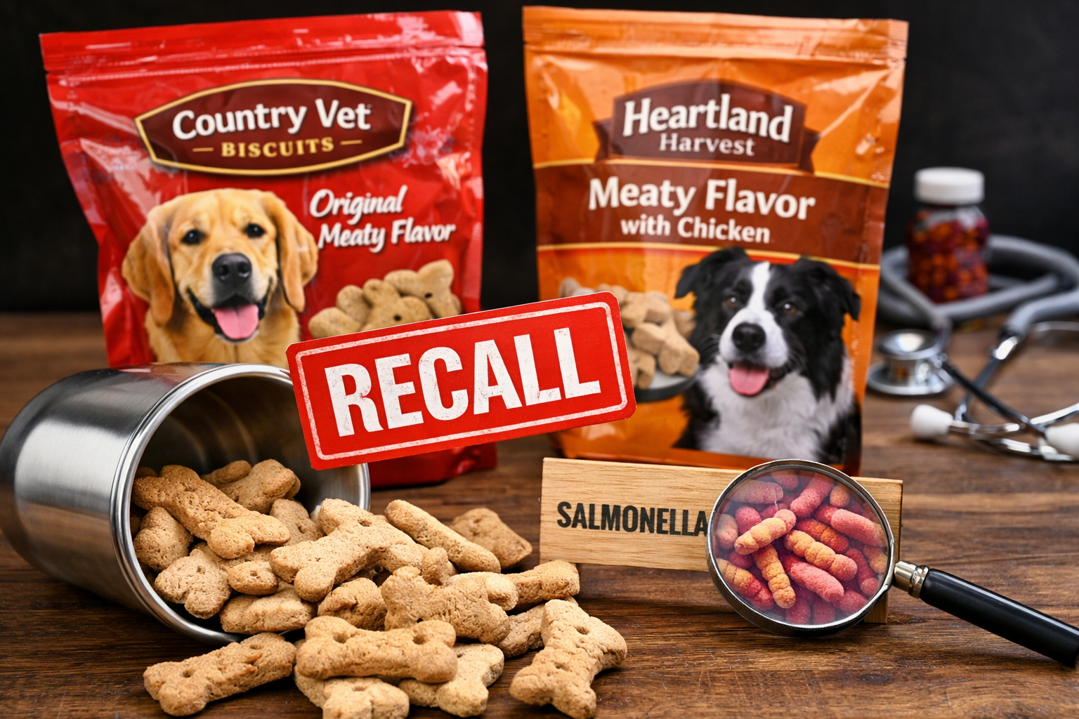 Popular Dog Treats Recalled in Seven States Due to Salmonella Contamination