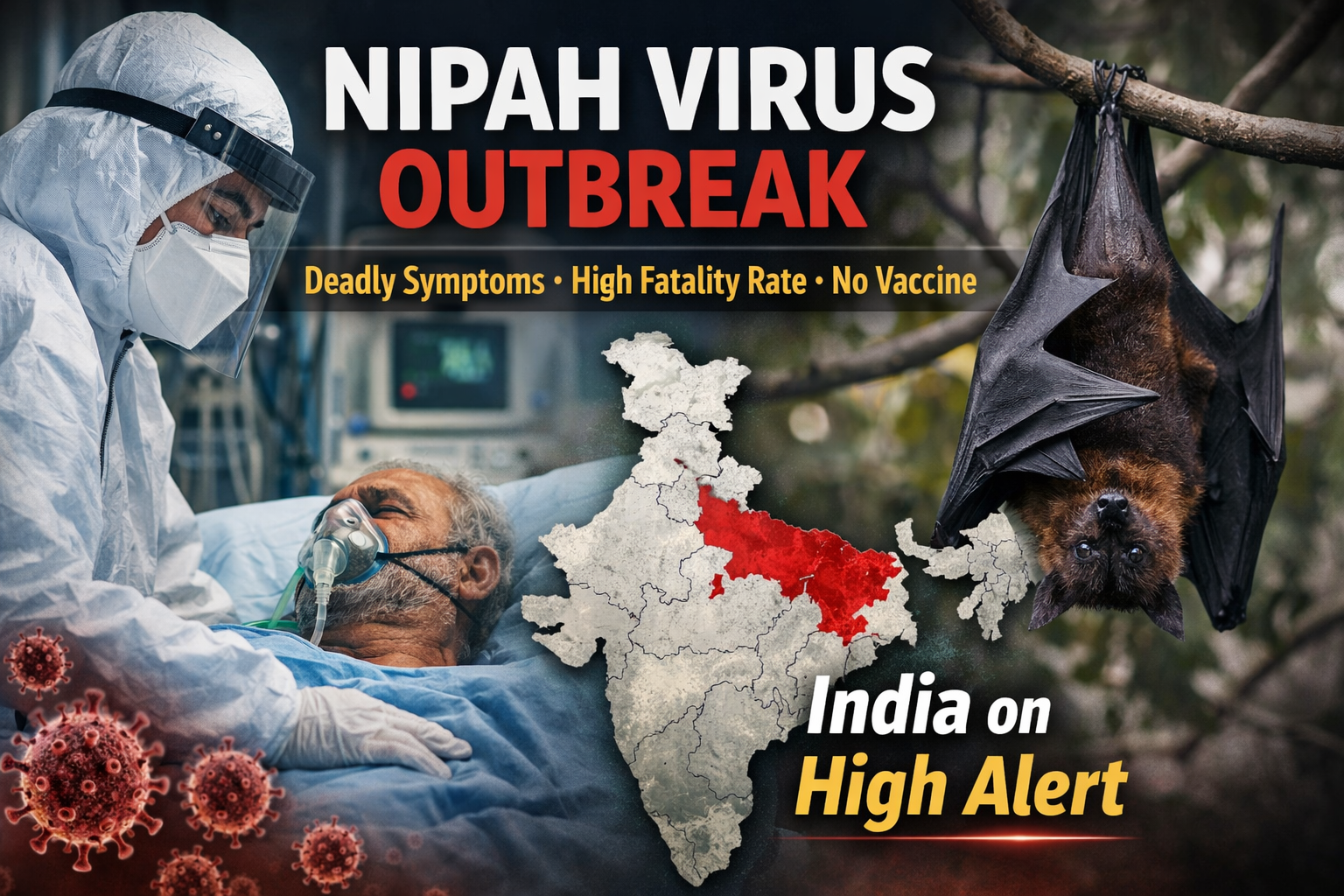 Nipah Virus Explained: Symptoms, Transmission, Fatality Rate, and Why India’s Latest Outbreak Is a Global Concern
