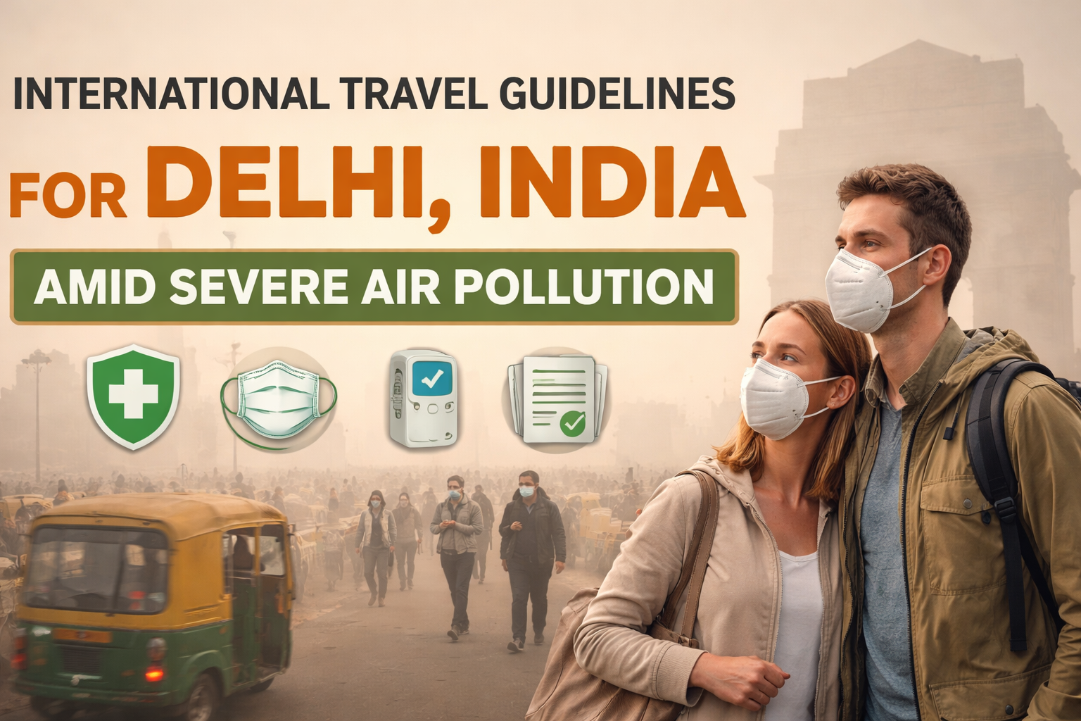 International Travel Guidelines for Delhi, India, Amid Severe Air Pollution