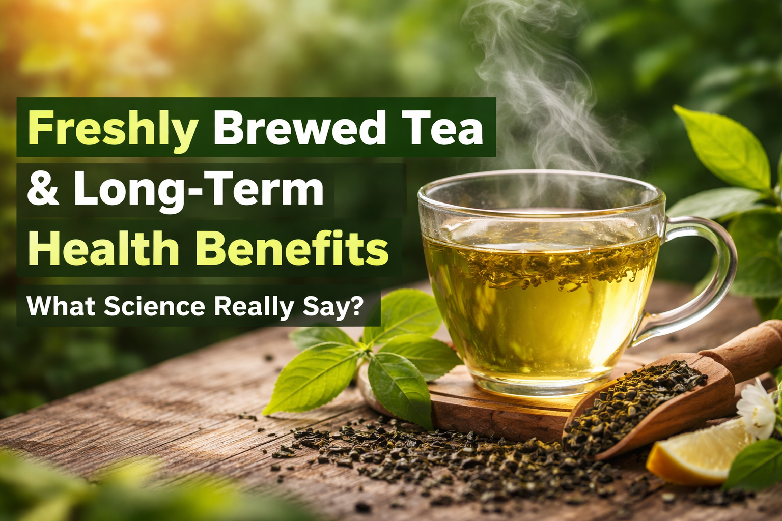 Freshly Brewed Tea and Long-Term Health Benefits: What Science Really Says