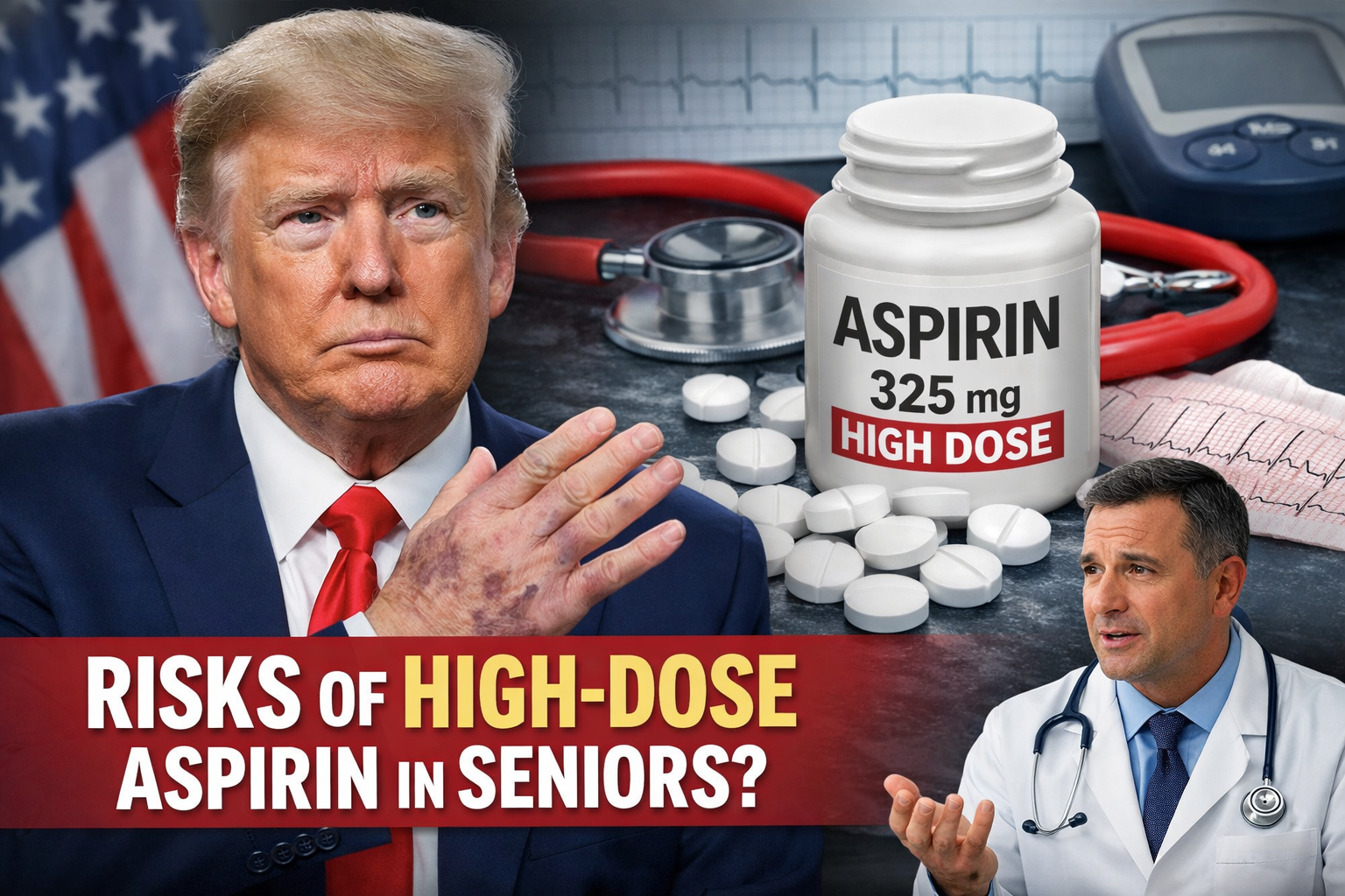 Why Donald Trump’s High-Dose Aspirin Use Has Sparked Medical Debate