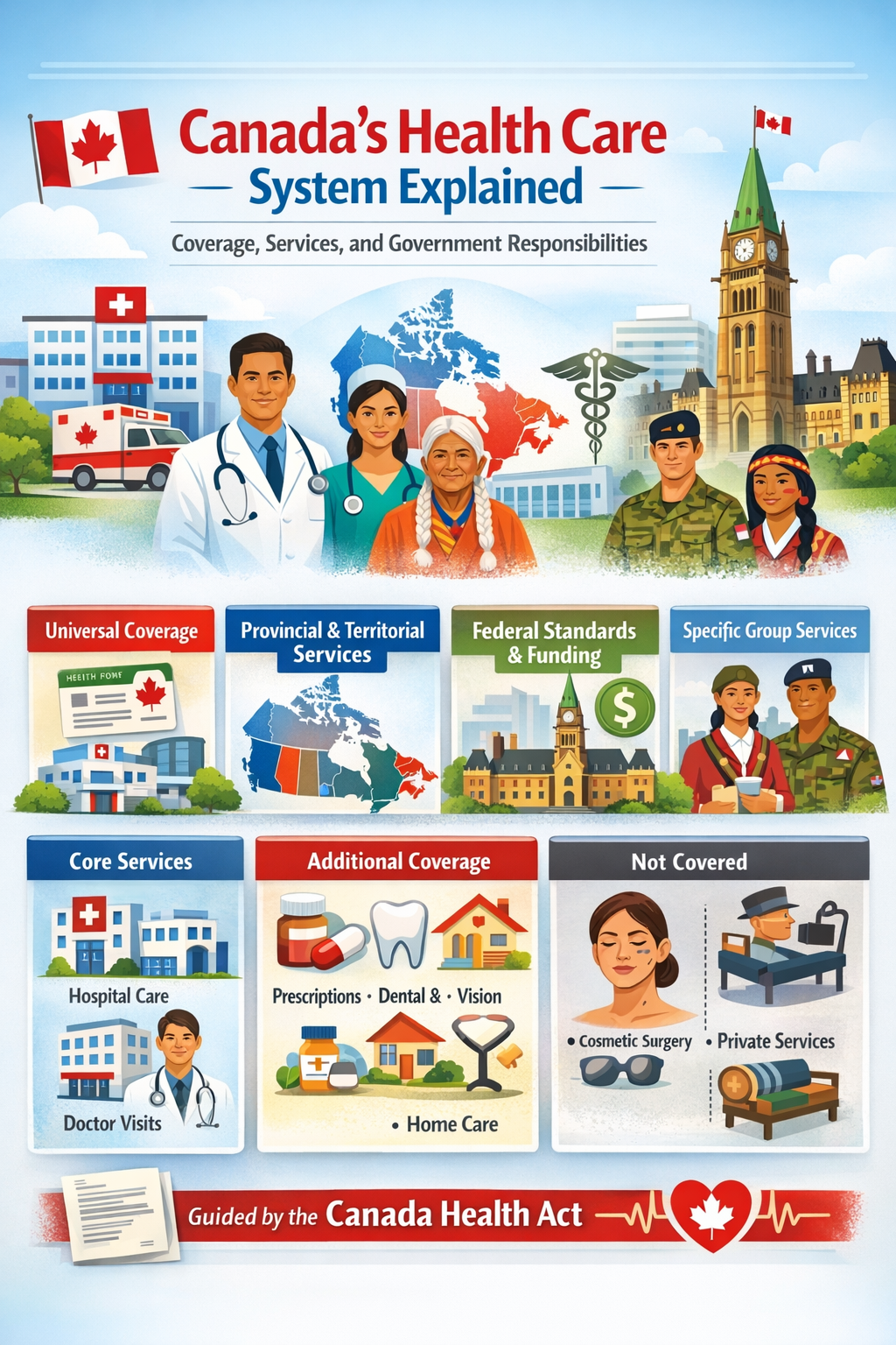 Canada’s Health Care System Explained: Coverage, Services, and Government Responsibilities