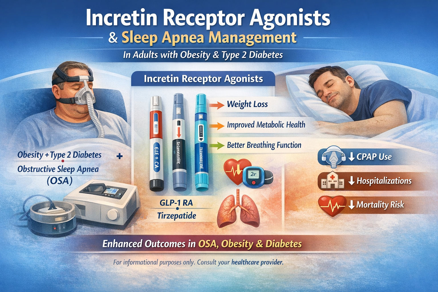 How Incretin Receptor Agonists Are Transforming Sleep Apnea Management in Adults With Obesity and Diabetes