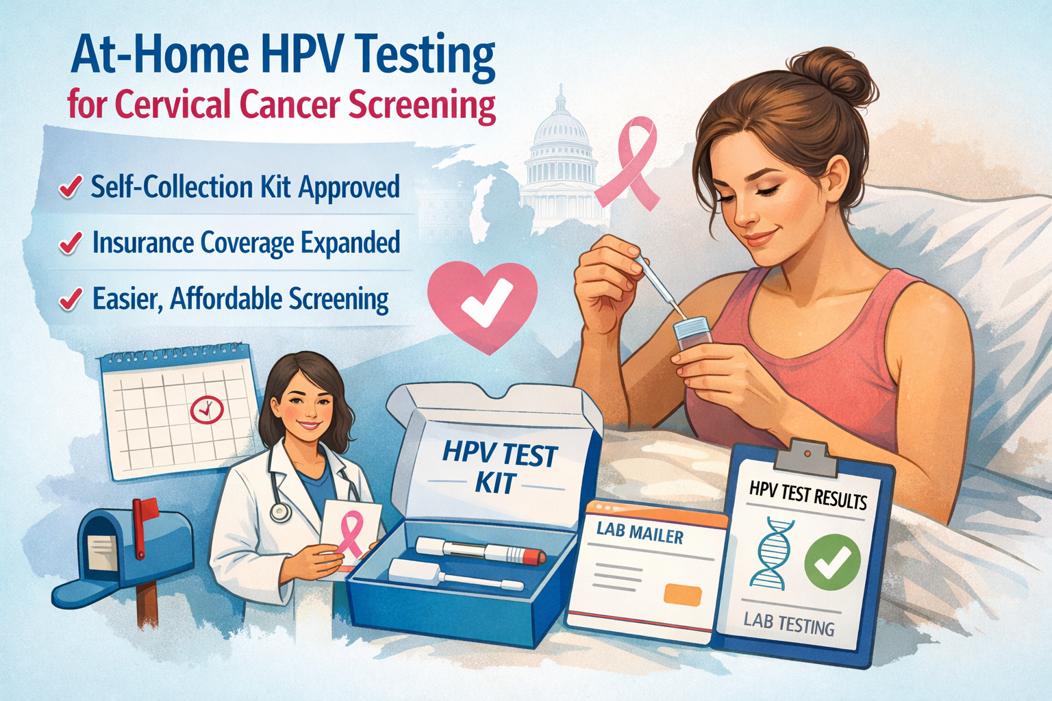 U.S. Backs At-Home HPV Testing to Improve Cervical Cancer Screening Access