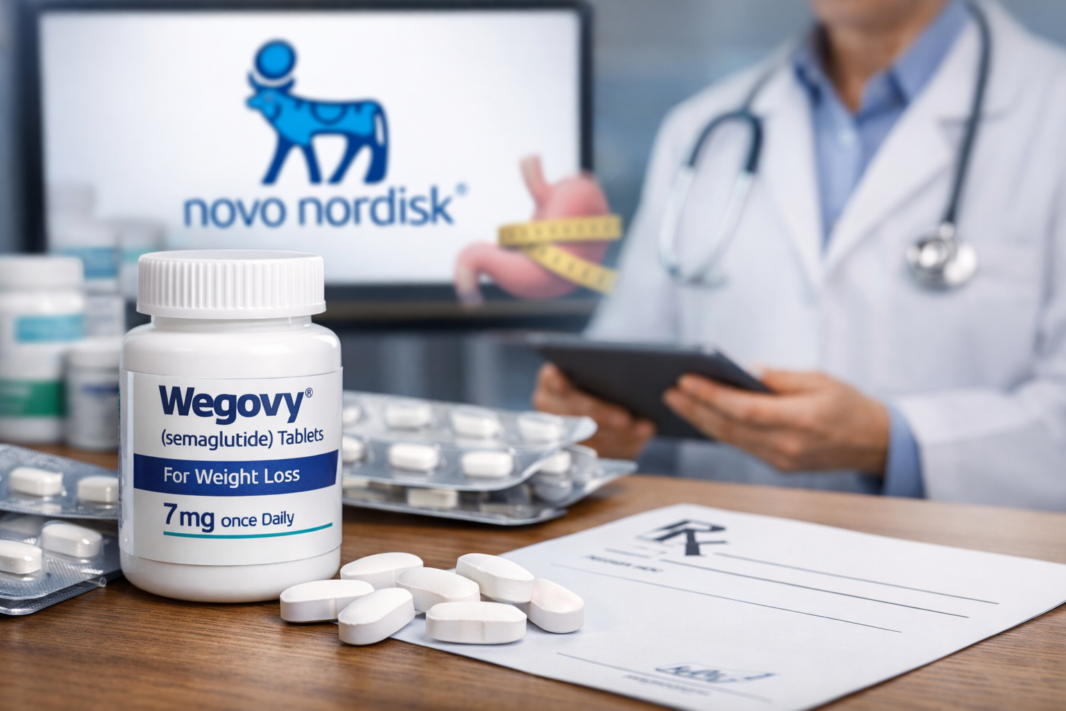 Novo Nordisk Launches First Daily Wegovy Weight Loss Pill in the United States