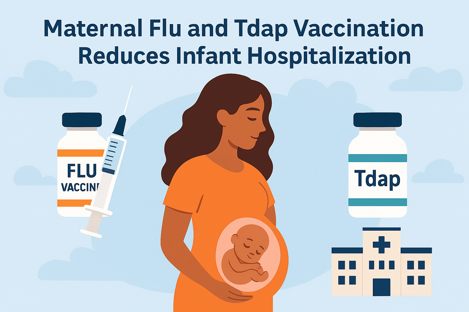 Maternal flu and Tdap vaccines in pregnancy reduce infant hospital and ER visits