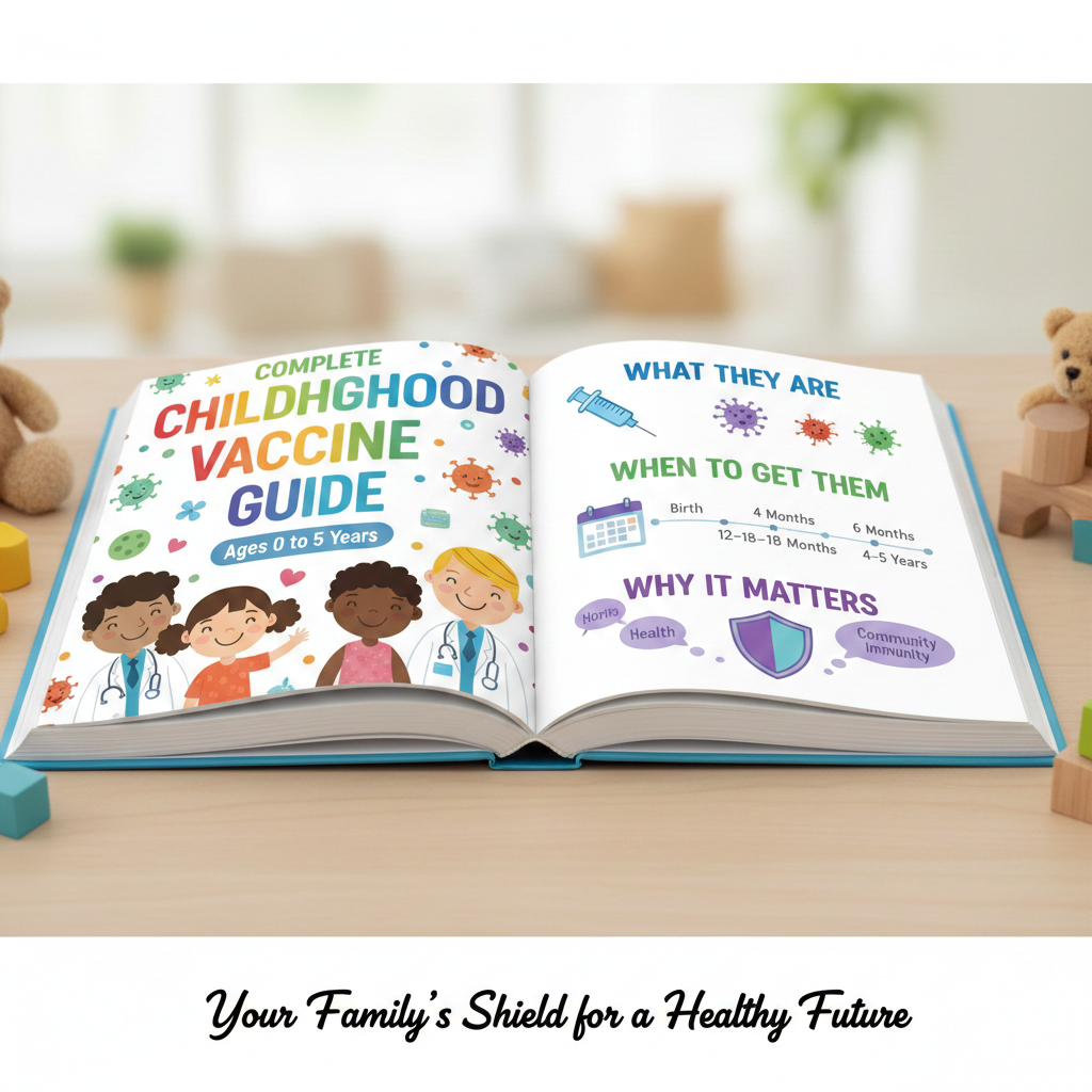 Complete Childhood Vaccine Guide (Ages 0 to 5 Years): What They Are, When to Get Them & Why It Matters