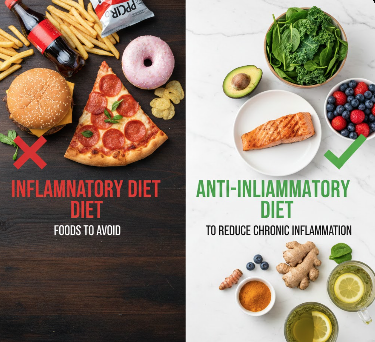 Inflammatory Diet: Foods to Avoid to Reduce Chronic Inflammation