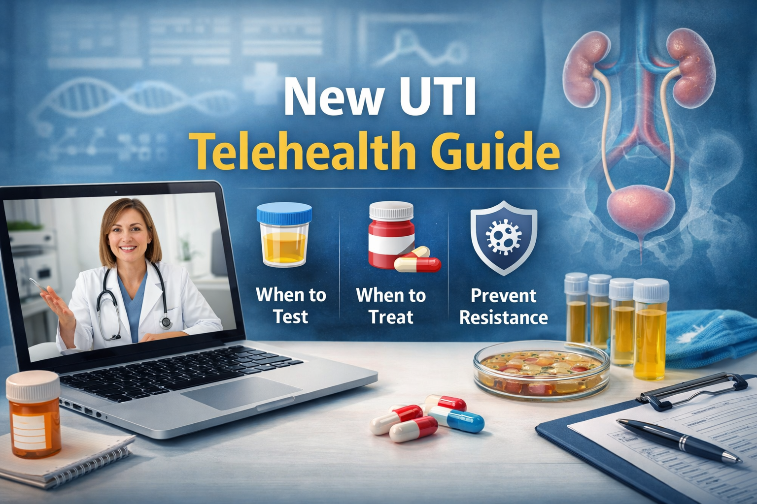 New National Guide Aims to Improve UTI Care as Telehealth Use Grows