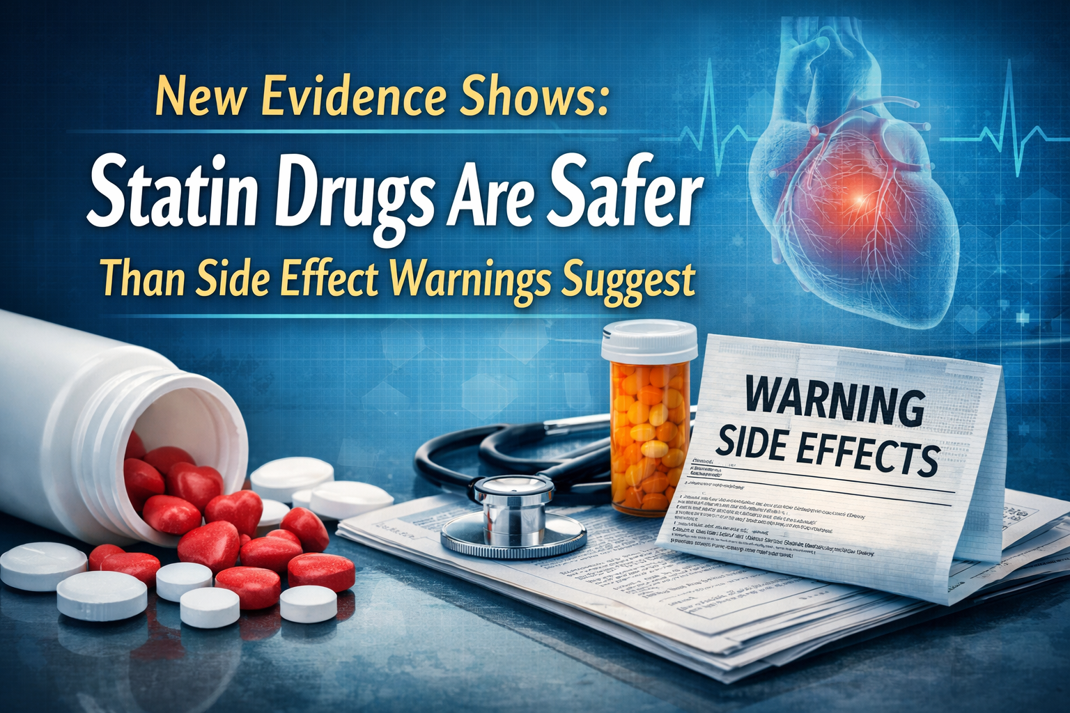 New Evidence Shows Statin Drugs Are Safer Than Side Effect Warnings Suggest