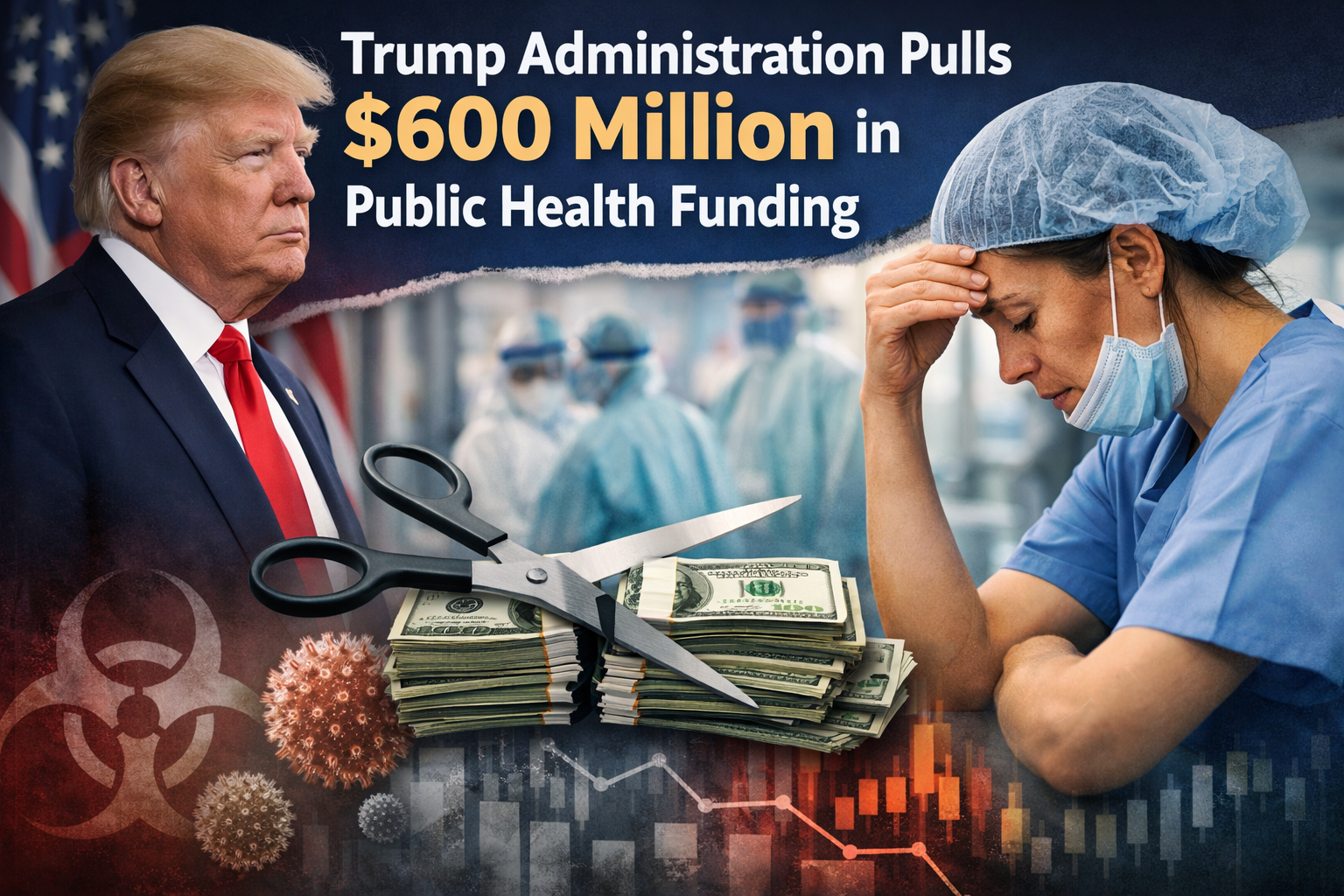 Trump Administration Pulls $600 Million in Public Health Funding, Raising Concerns Over Disease Preparedness