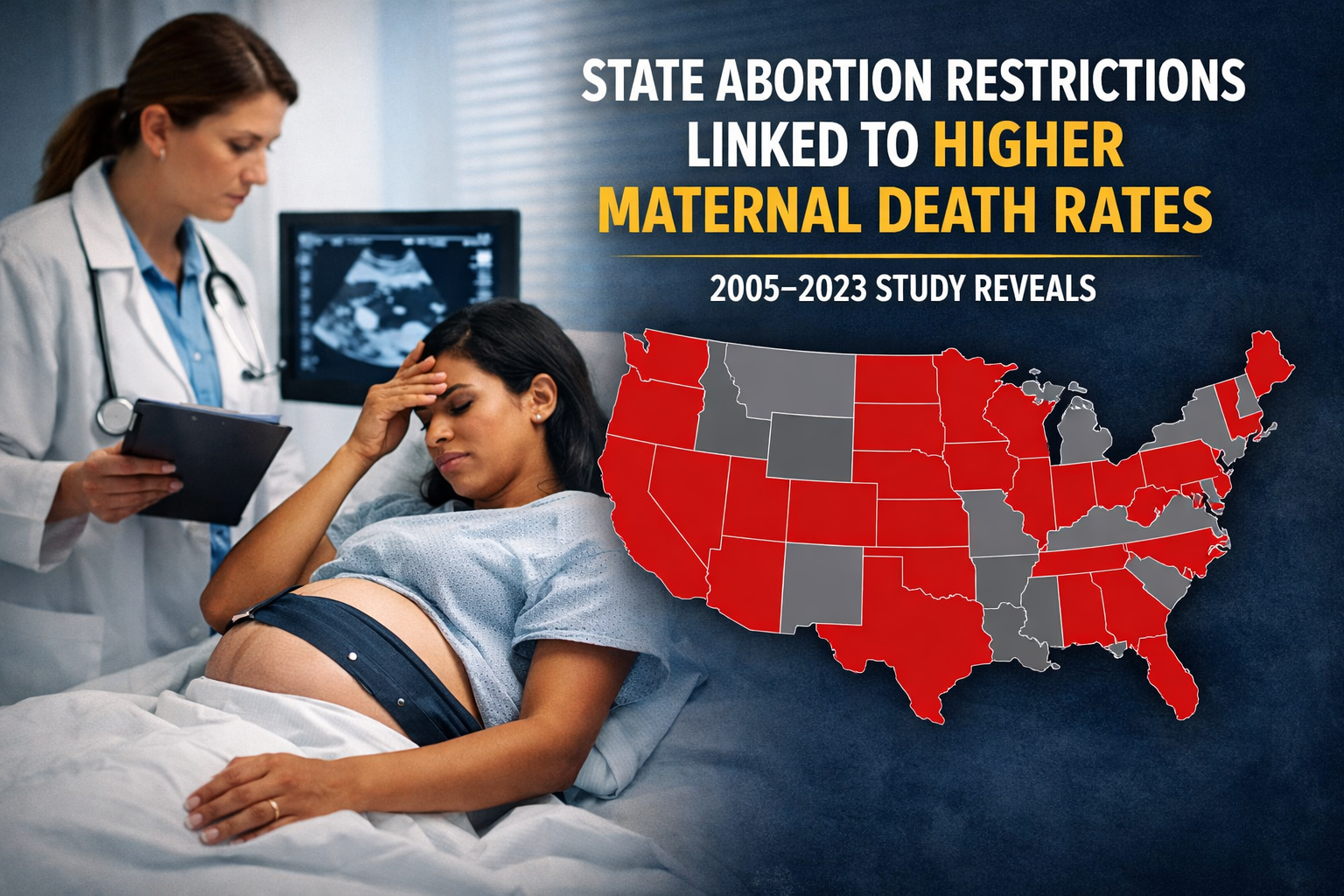 Rising Maternal Mortality Associated With State Abortion Restrictions, Research Shows