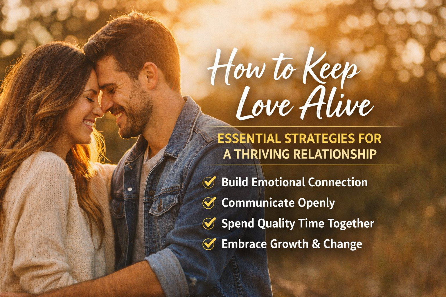 10 Proven Ways to Build a Healthy, Lasting Relationship Every Day