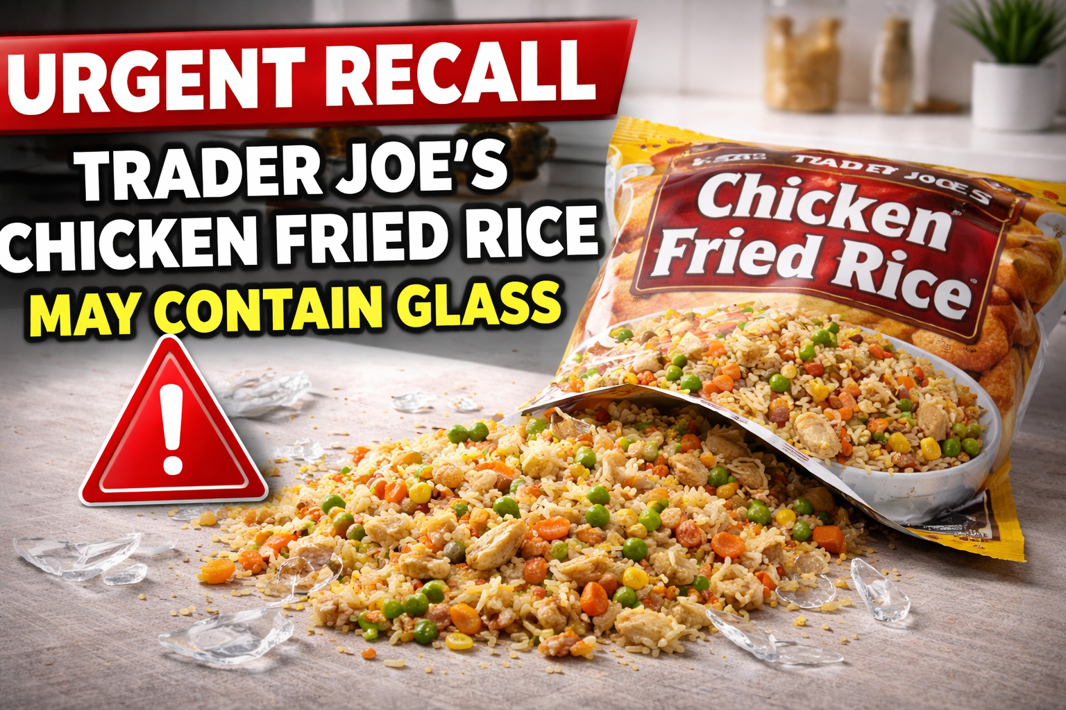 Trader Joe’s Frozen Chicken Fried Rice Recalled Over Possible Glass Contamination