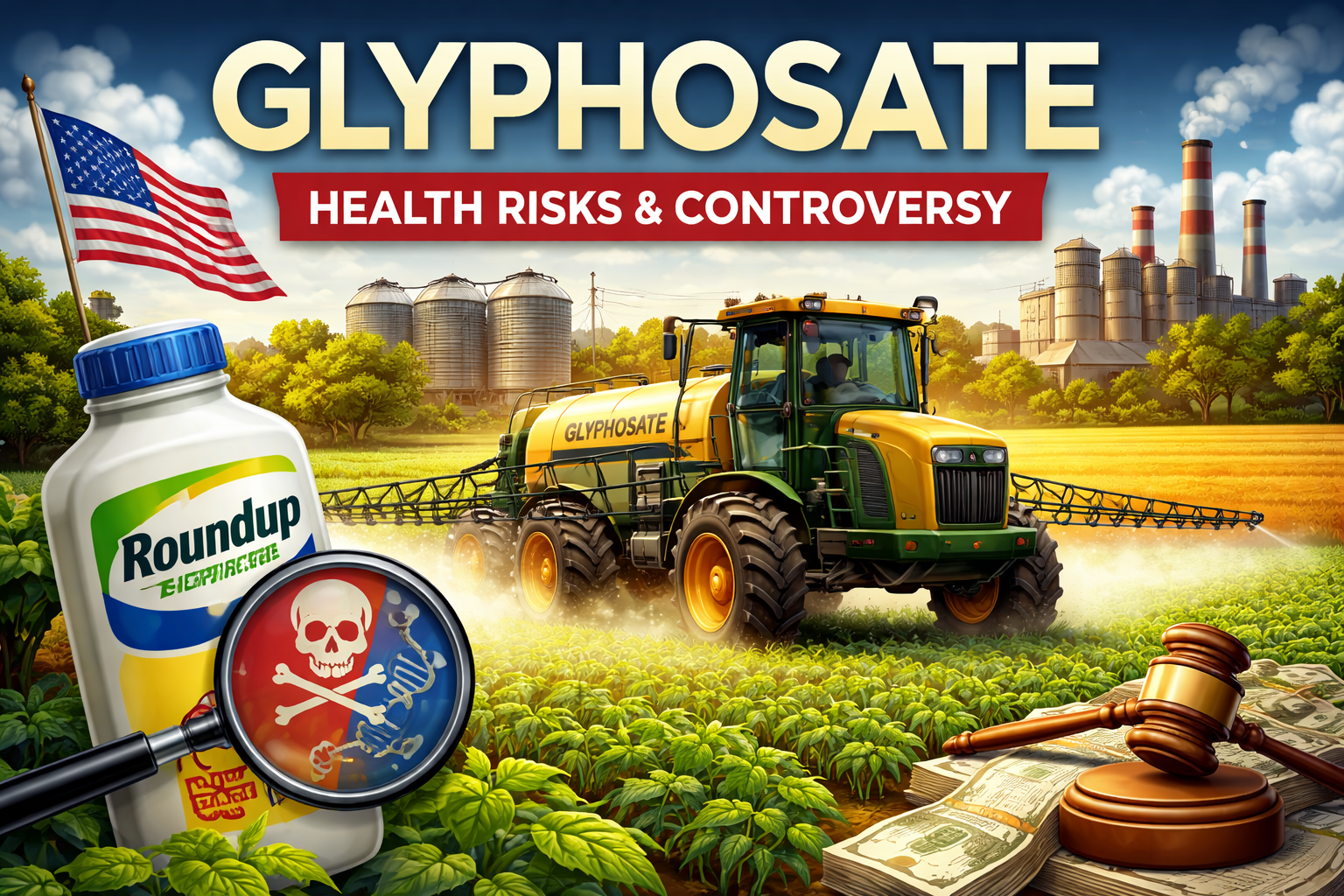 Glyphosate in the Spotlight: Understanding the Controversy, Health Risks, and Future of U.S. Agriculture