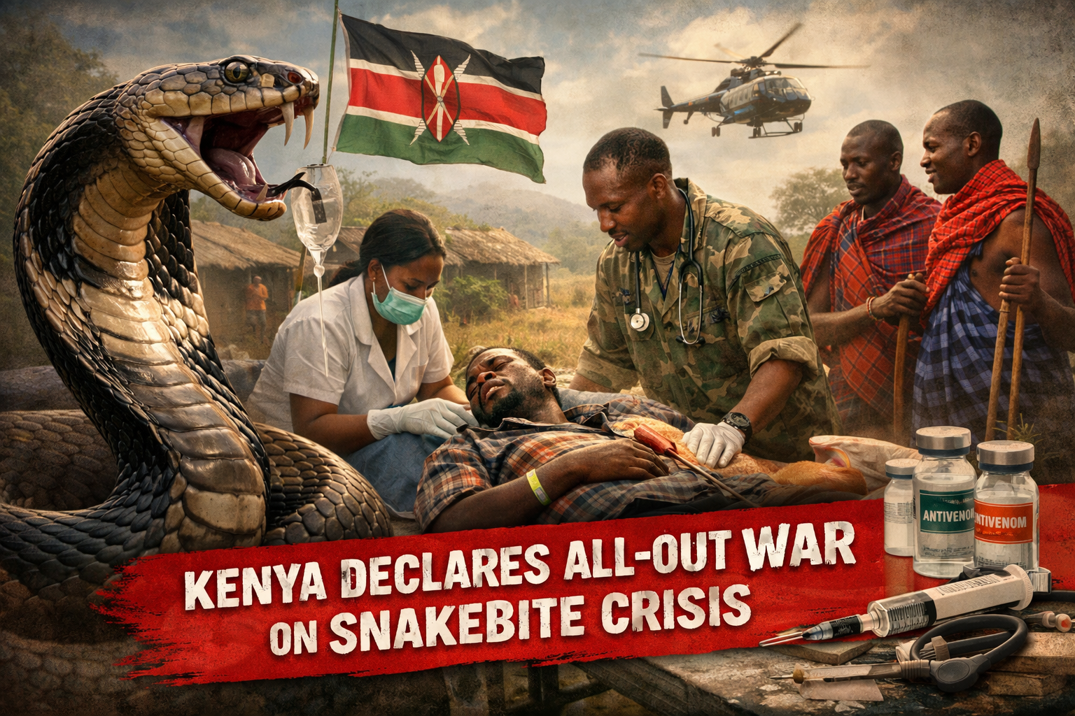 Kenya Launches Nationwide Fight Against Rising Snakebite Crisis