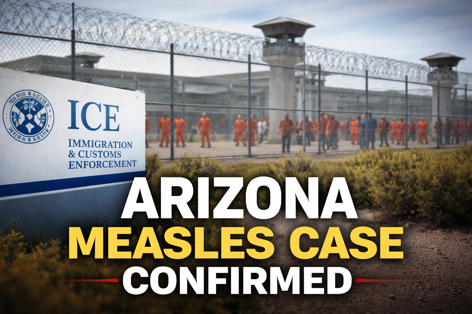 Arizona Confirms Measles Case in ICE Custody as Statewide Numbers Continue to Rise
