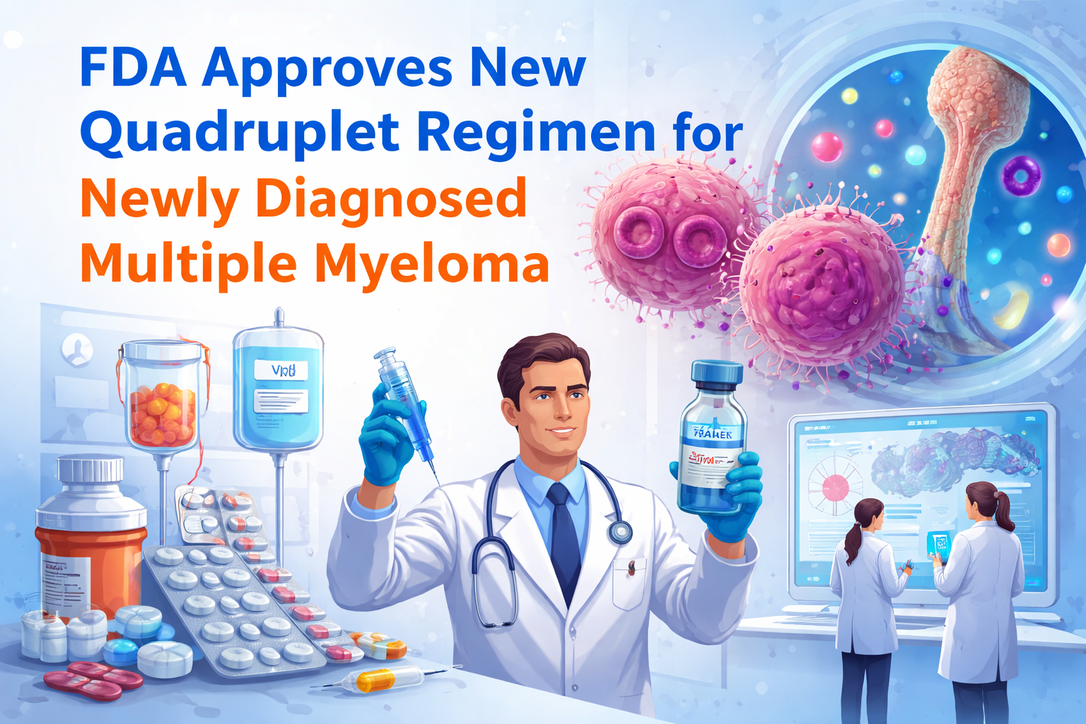 FDA Approves Quadruplet D-VRd Regimen for Newly Diagnosed Multiple Myeloma Patients Ineligible for Transplant