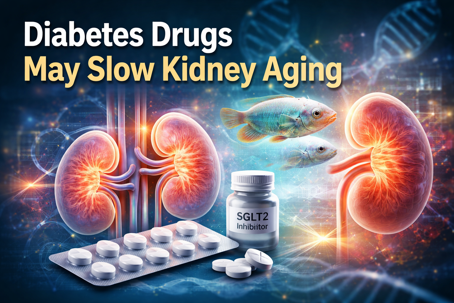 Diabetes Drugs May Slow Kidney Aging, According to Fast-Aging Fish Study