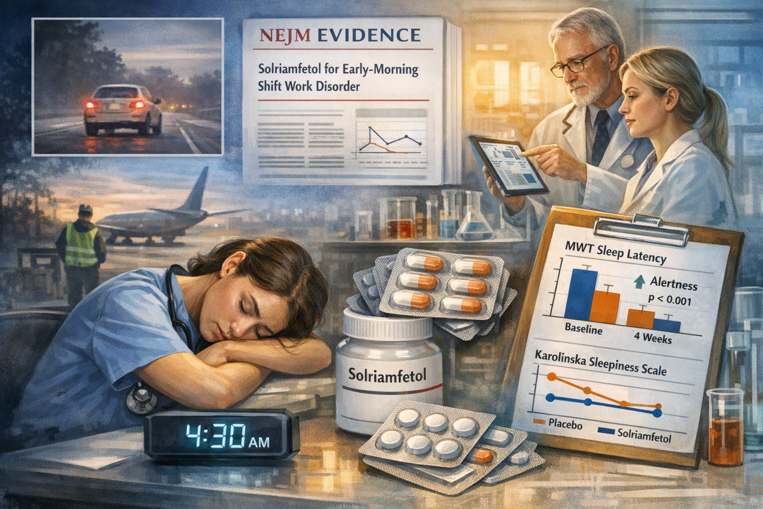 Solriamfetol and Early-Morning Shift Work Disorder: New Evidence on Managing Excessive Sleepiness