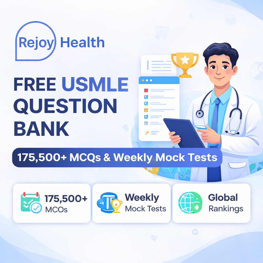 Free USMLE Question Banks: Rejoy Health for Medical Students