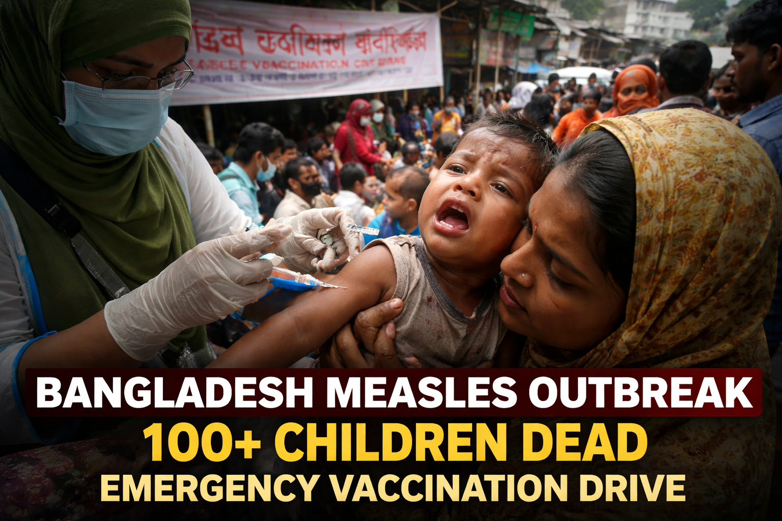 Over 100 Child Deaths Reported in Bangladesh Measles Outbreak Amid Emergency Vaccine Campaign